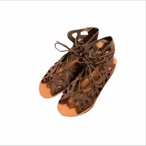 4/$25 Gladiator wrap sandal